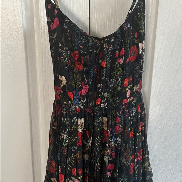 Anthropologie Payal Jain NWT Massima Black Red Floral Maxi Dress **Size XS P**🌺🌺 - Picture 7 of 10
